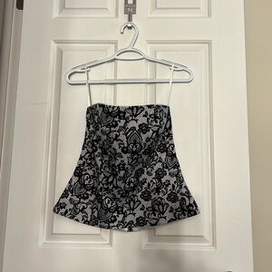 White House Black Market, Size 4 corseted bustier, strapless